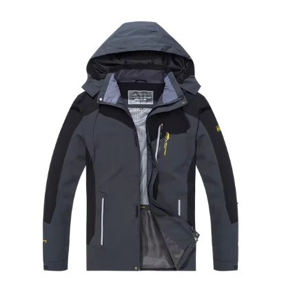 Breathable Waterproof Hooded Men's Jacket