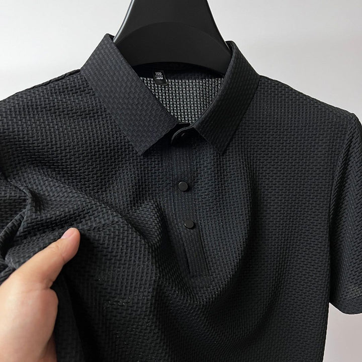 Men's Waffle Breathable Polo