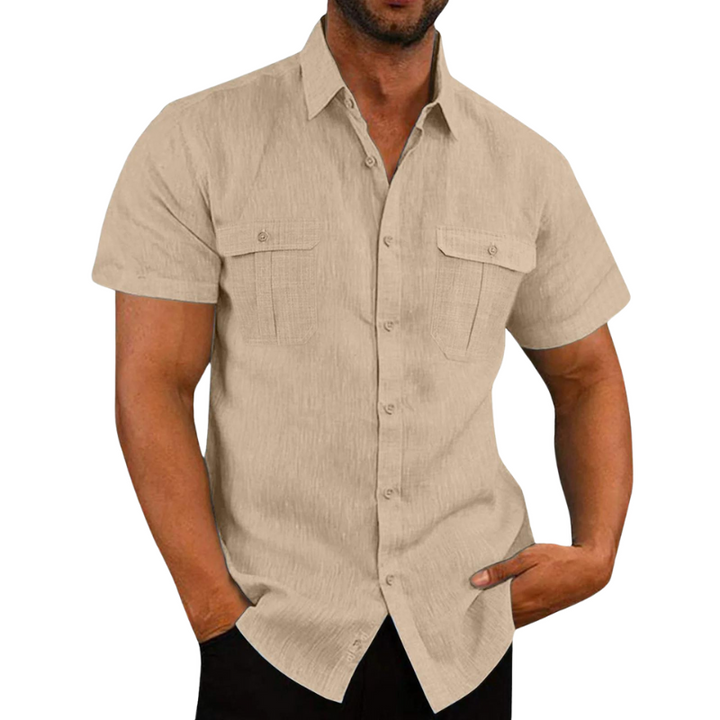 Bali Linen Short-Sleeve Shirt