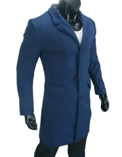 Lassick - Stylish Men's Coat with Button Closure