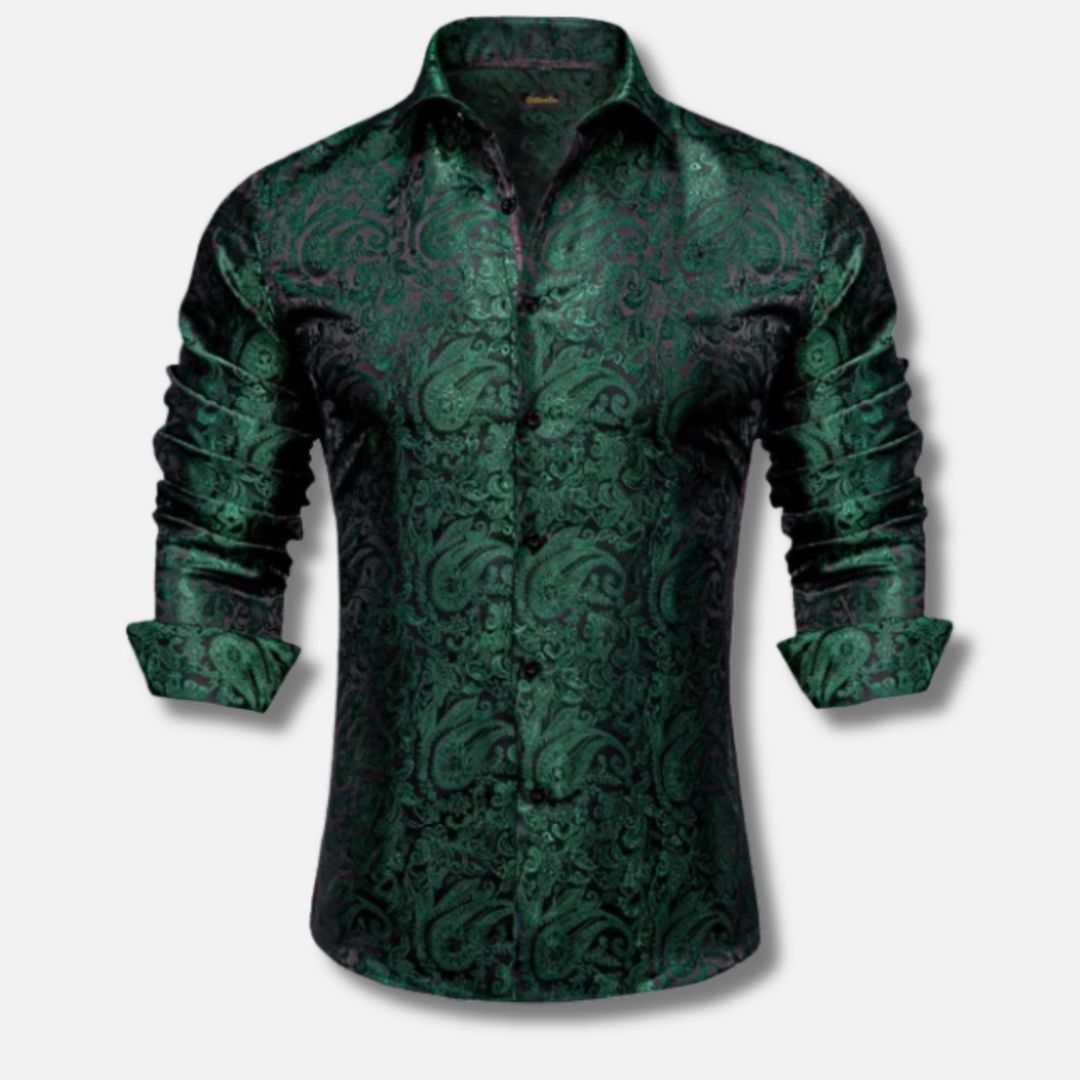 Silky Touch Paisley Print Shirt For Men