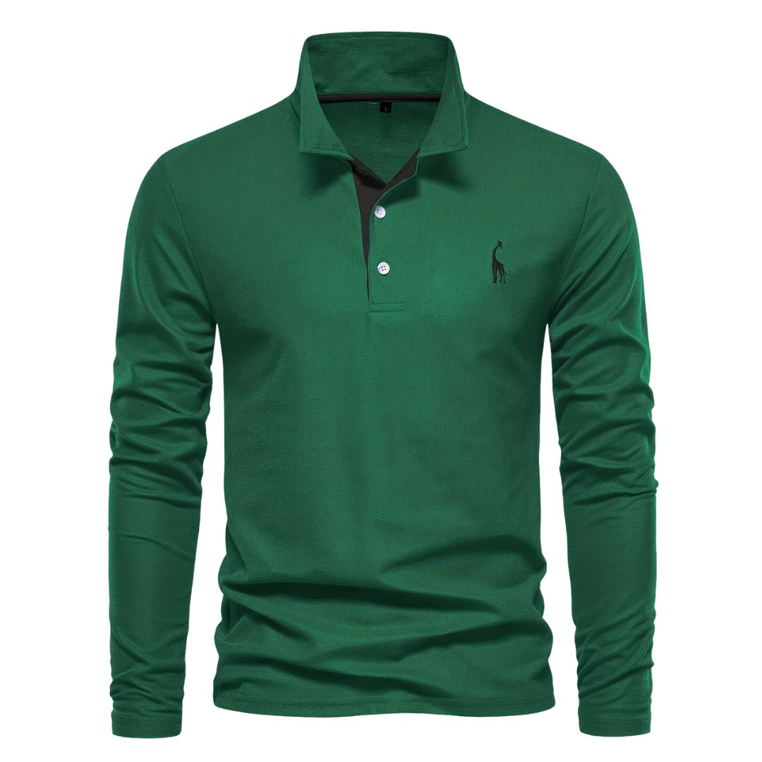 Men's Long Sleeve Polo Shirt