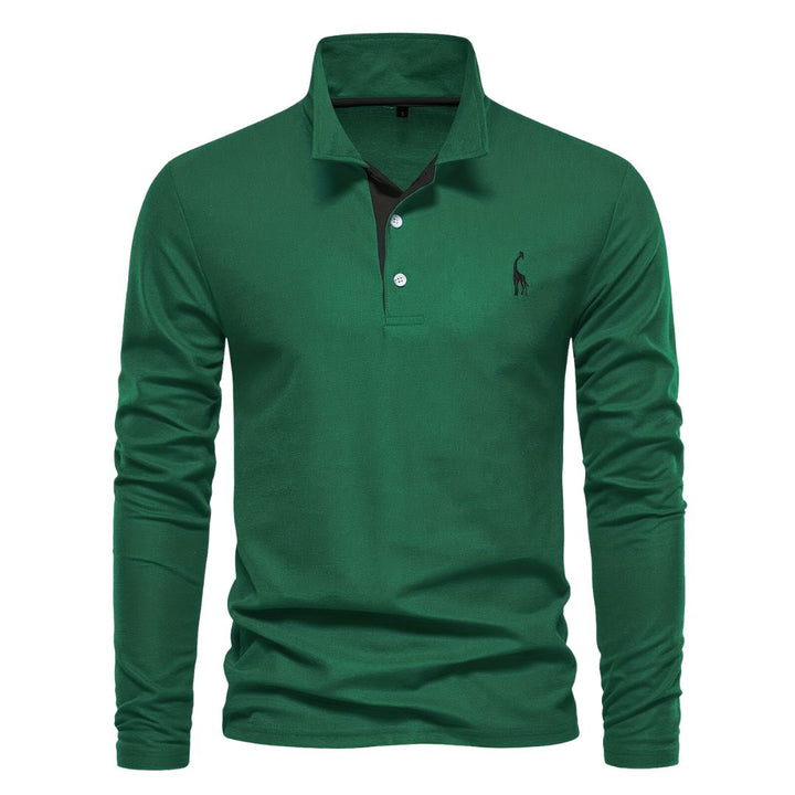 Men's Long Sleeve Polo Shirt