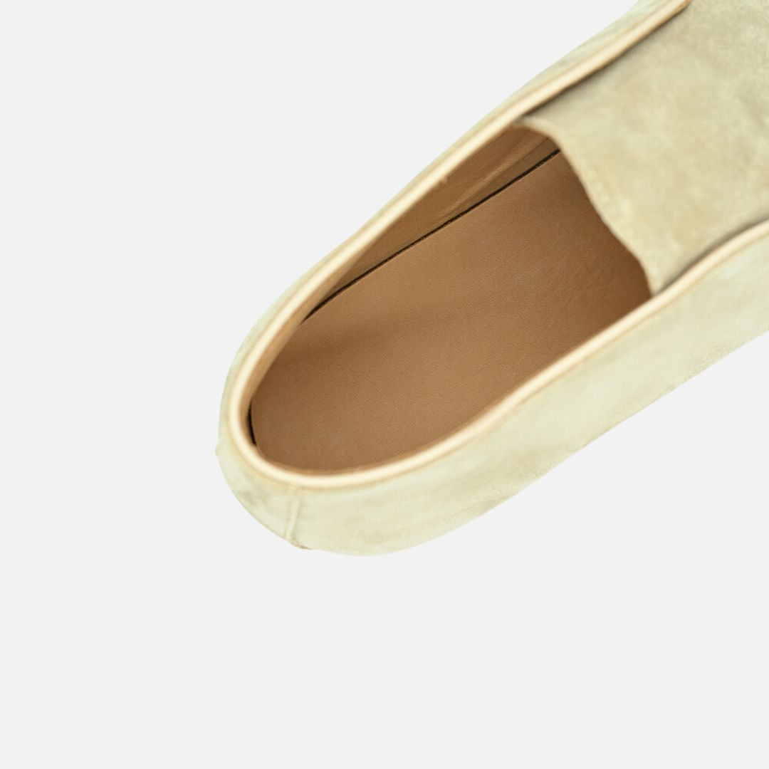 Royale-les-Eaux Cream Loafers