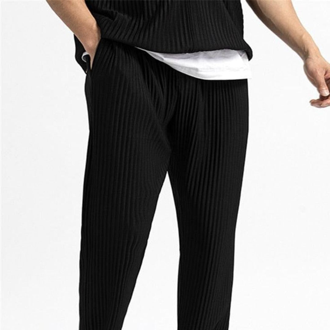 Ribbed Cotton Pants