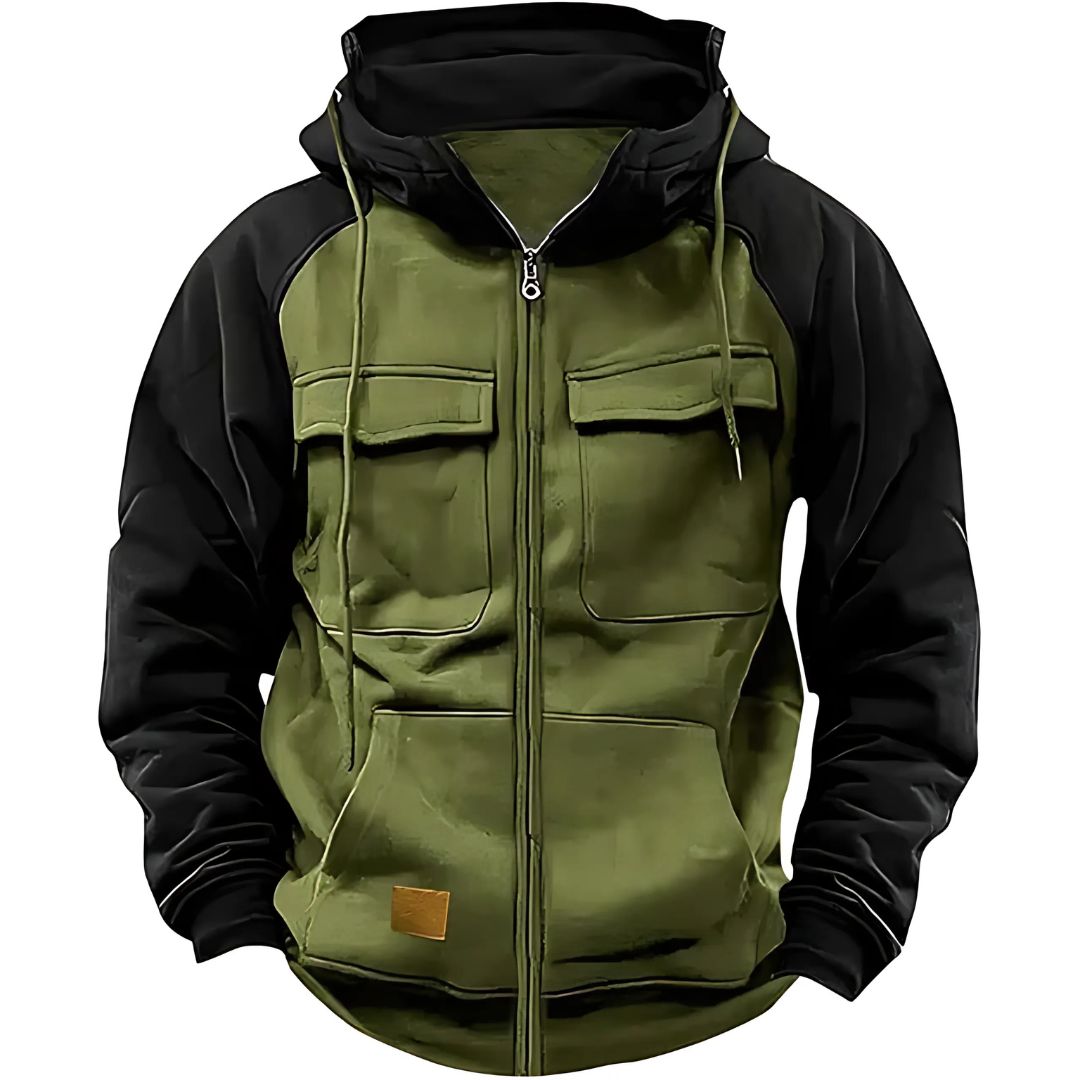 Men's Tactical Fleece Hoodie Jacket