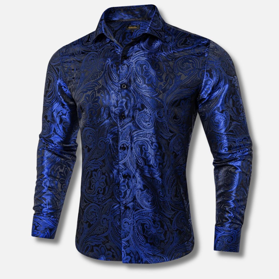 Silky Touch Paisley Print Shirt For Men