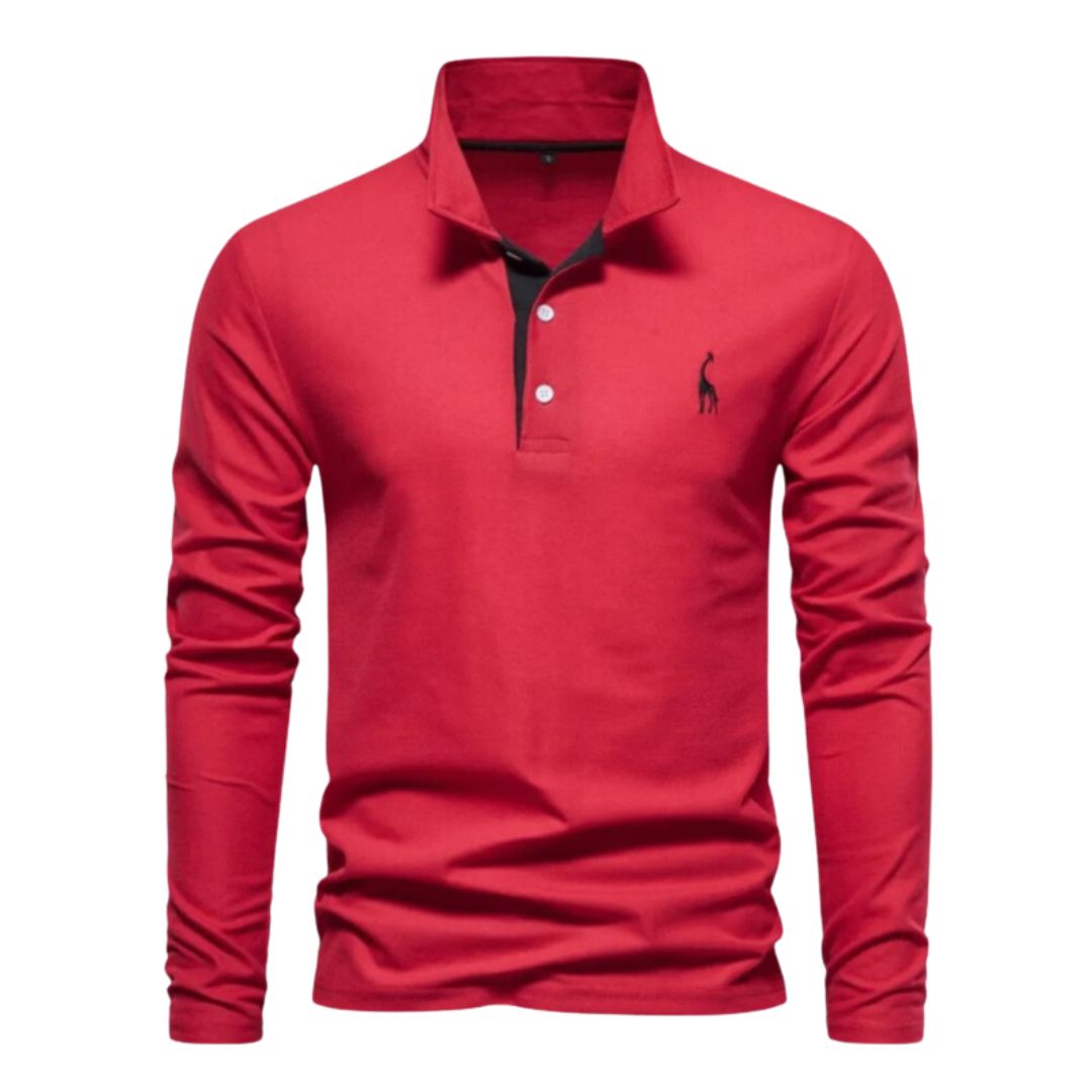 Men's Long Sleeve Polo Shirt