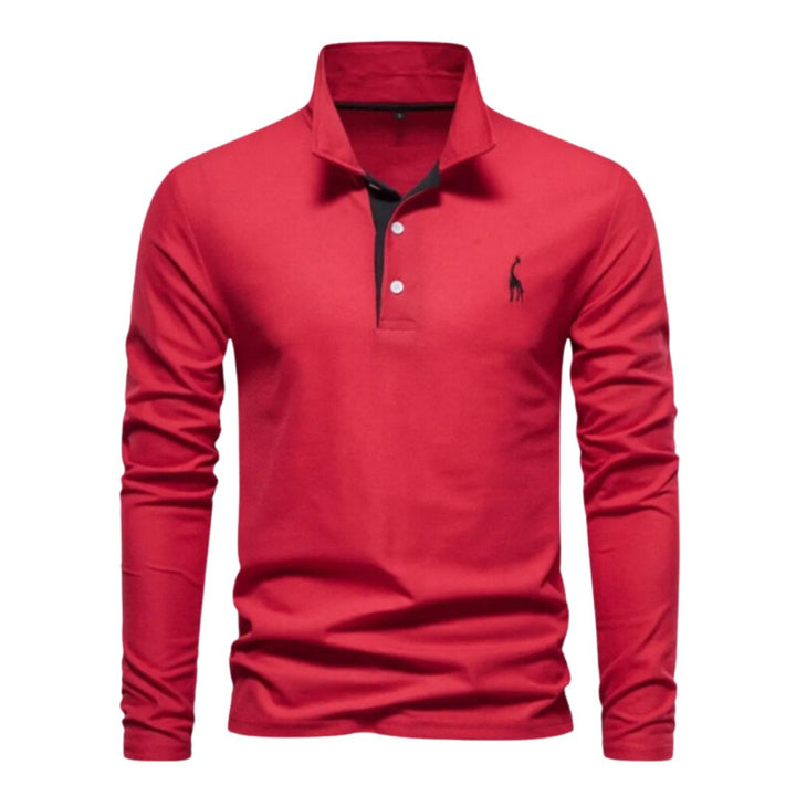 Men's Long Sleeve Polo Shirt