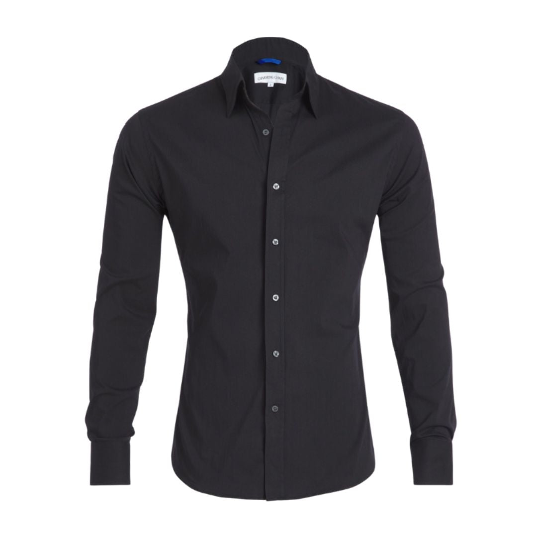 Men's Wrinkle-Free Zippered Shirt