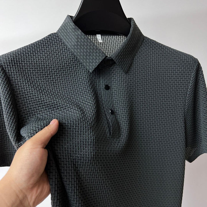 Men's Waffle Breathable Polo