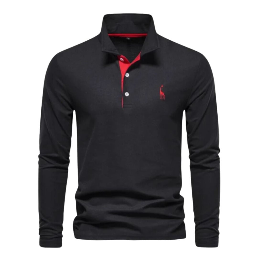 Men's Long Sleeve Polo Shirt