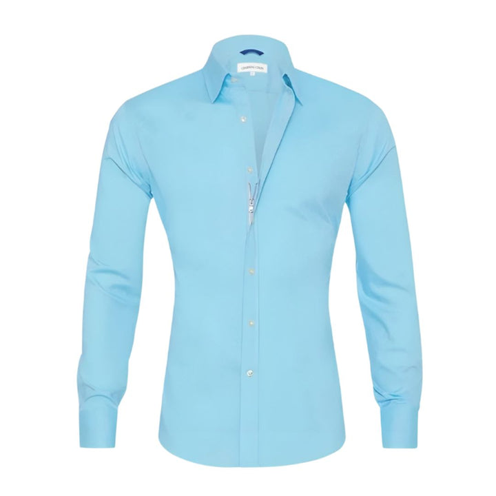 Men's Wrinkle-Free Zippered Shirt