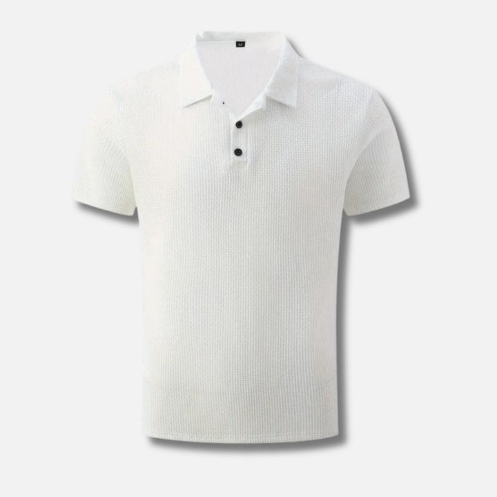 Men's Waffle Breathable Polo