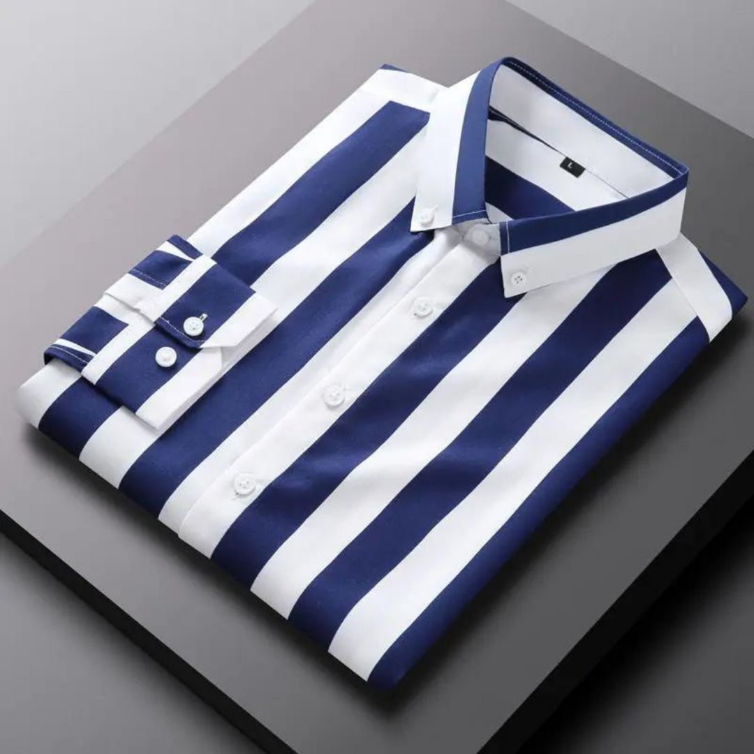 Luxury Boat Striped Shirt for Summer/Spring