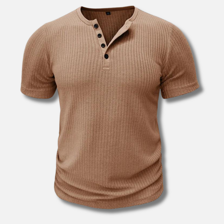 Muscle Fit Henley T-Shirt