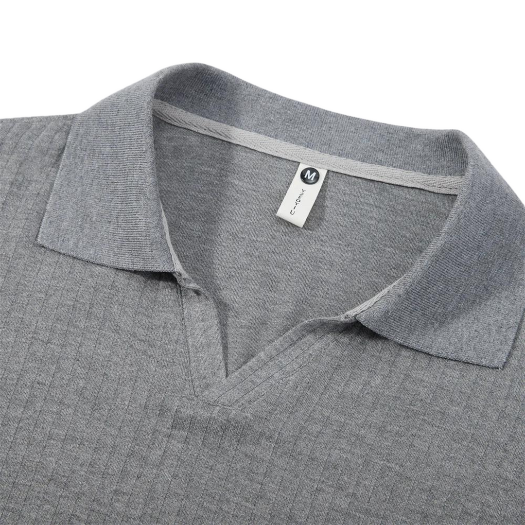 Men's 100% Cotton V-Neck Shirt