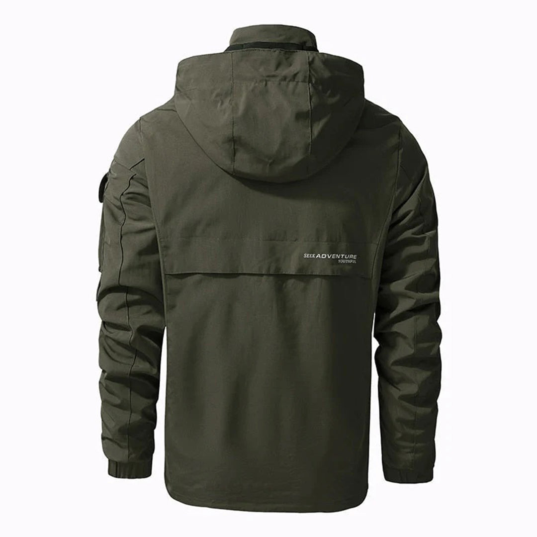 Men's Hooded Waterproof Bomber Jacket