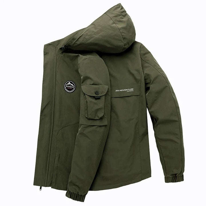 Men's Hooded Waterproof Bomber Jacket