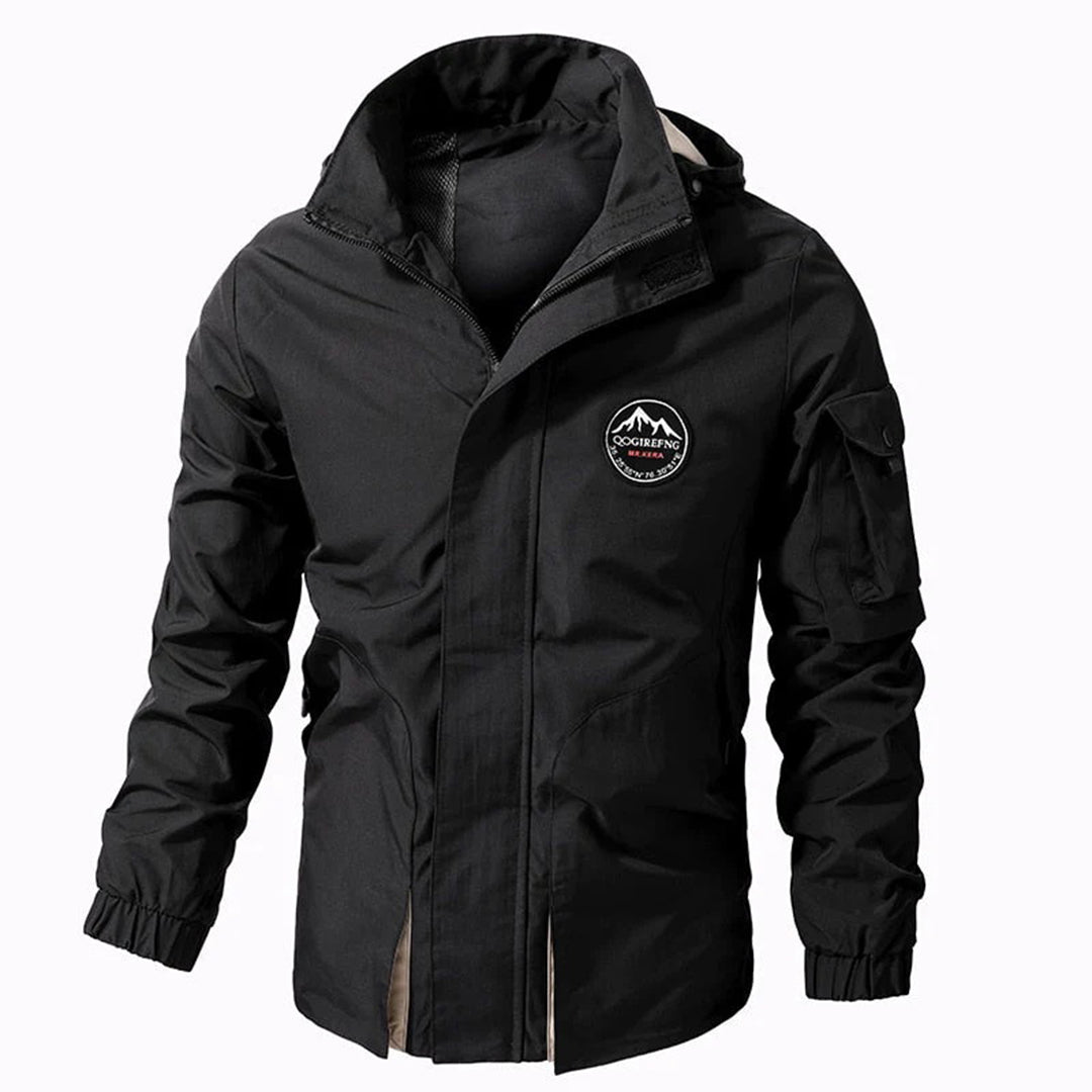 Men's Hooded Waterproof Bomber Jacket