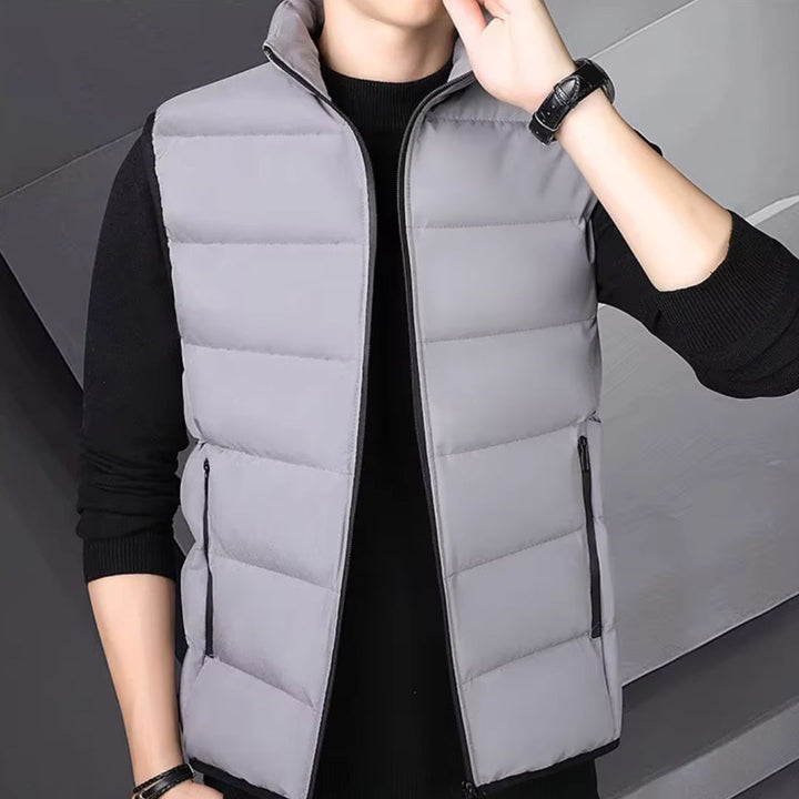 Men's Casual Stand Collar Vest