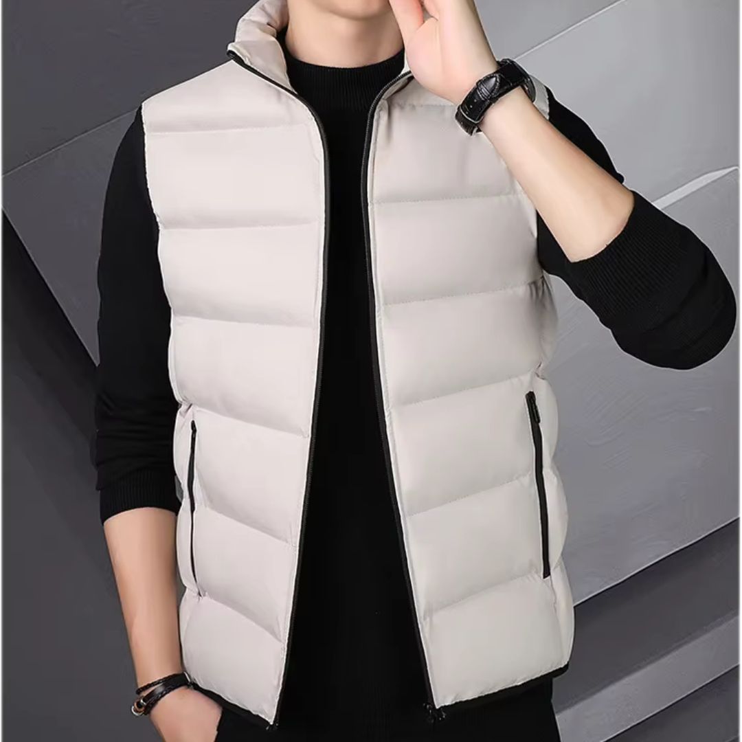 Men's Casual Stand Collar Vest