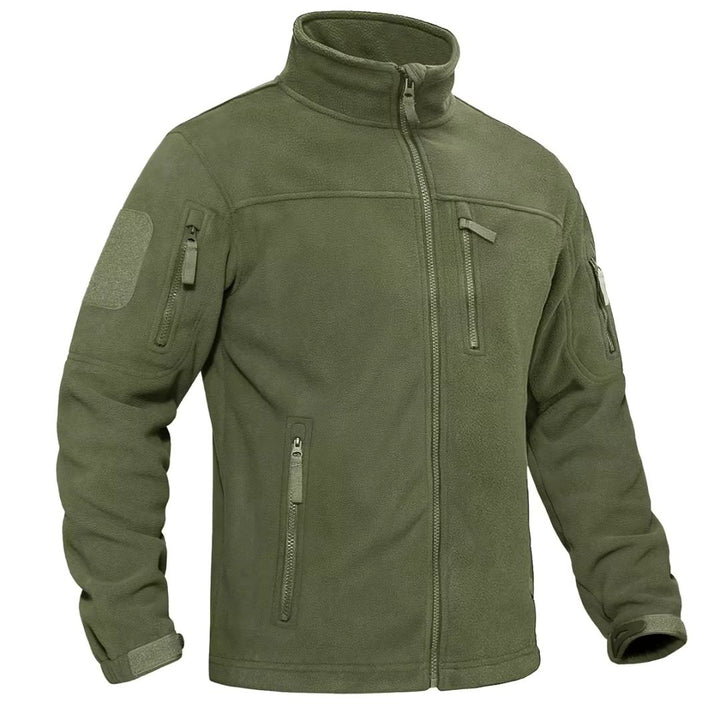 Men's Fleece Windproof Zip Jacket