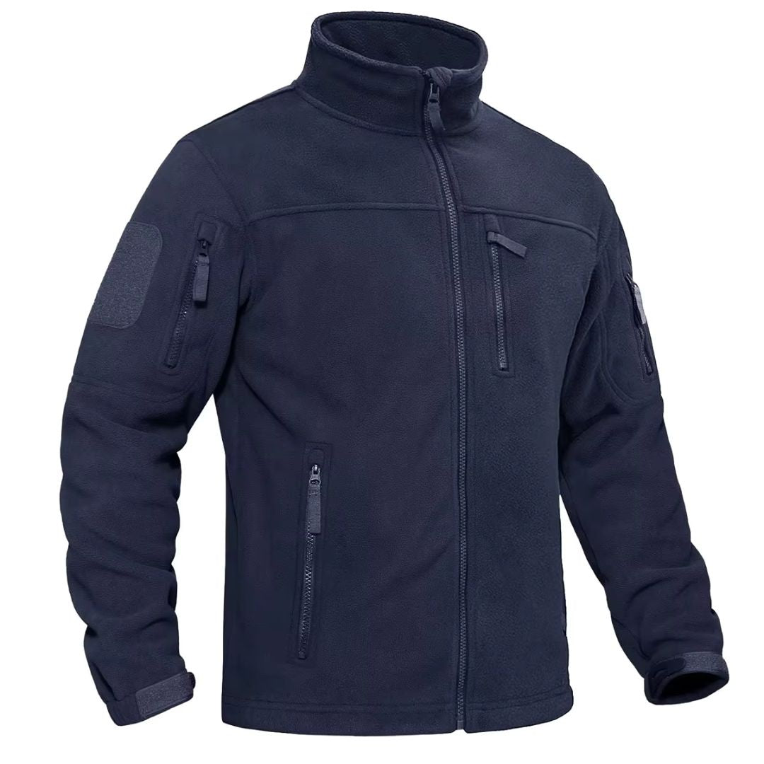 Men's Fleece Windproof Zip Jacket