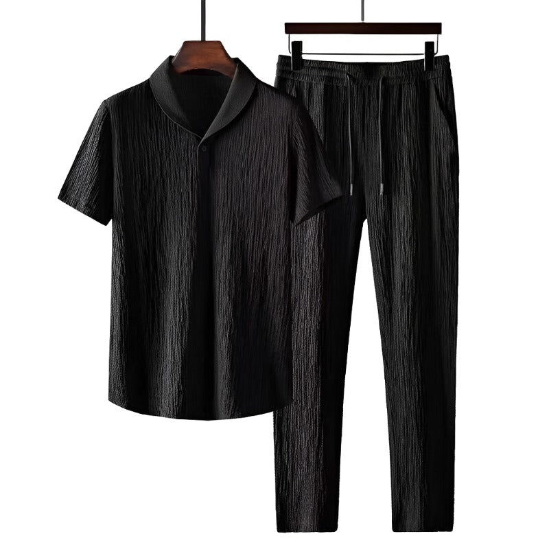 Cotton Polo & Pantalon Suit