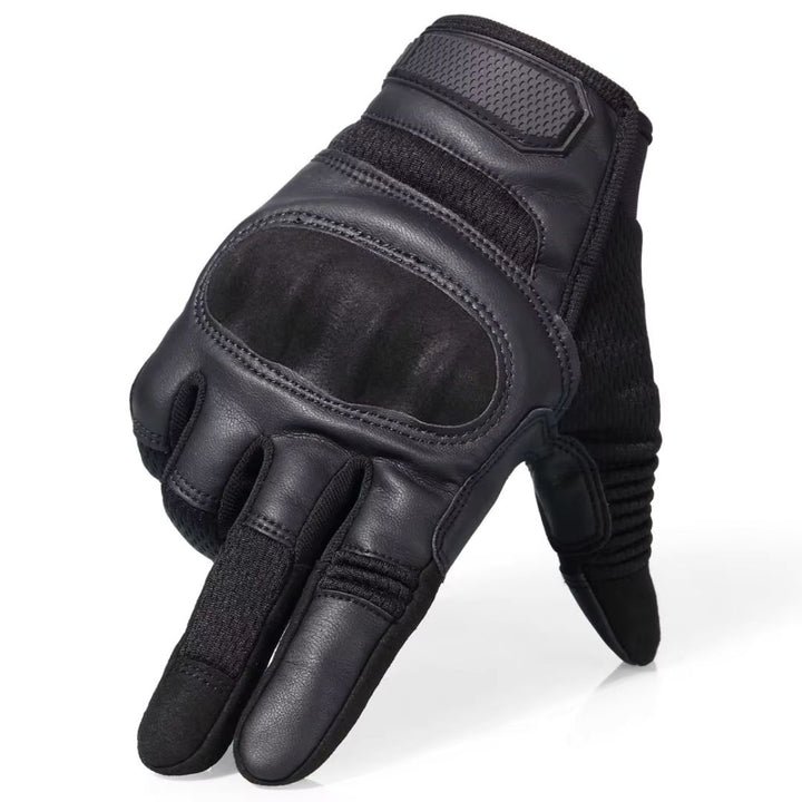 Men's Tactical Leather Combat Gloves