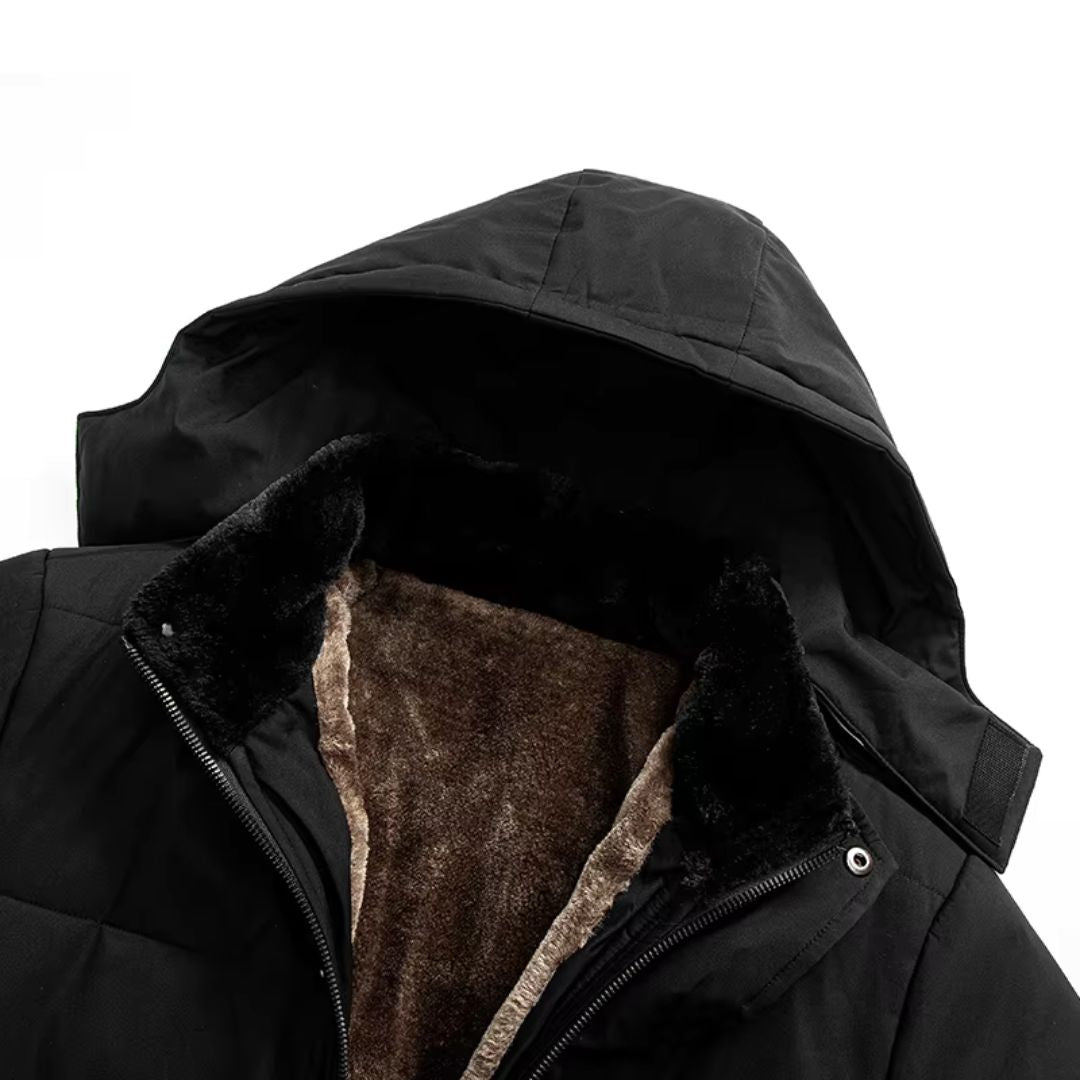 Men's Windproof Hooded Winter Parka