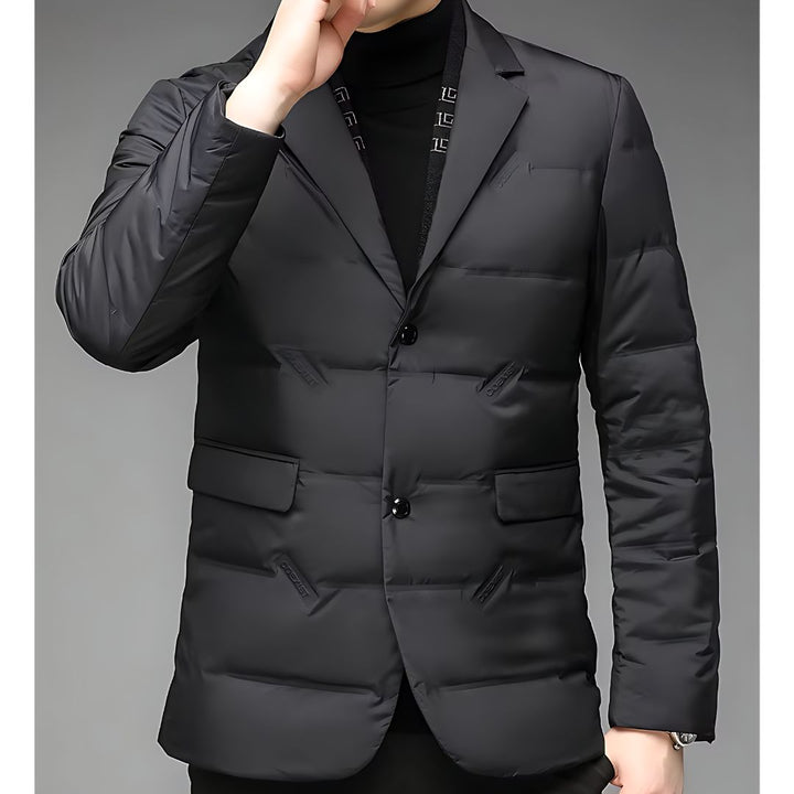 Men's Suit Collar Down Jacket