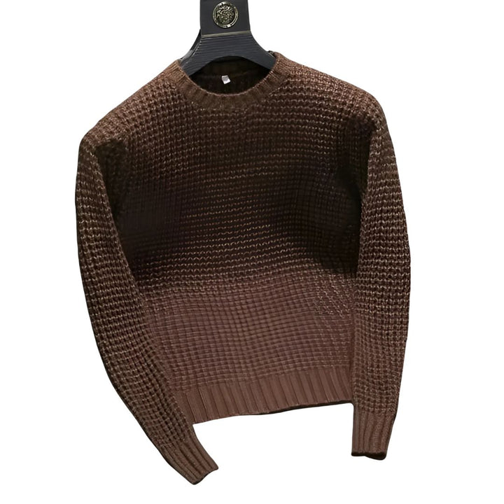 Men's Solid Color Casual Sweater