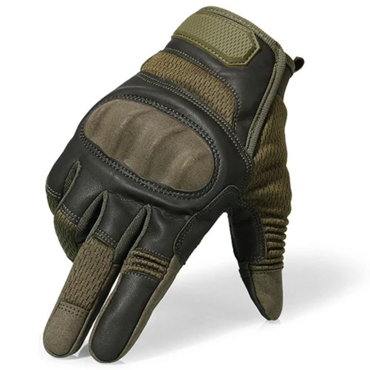 Men's Tactical Leather Combat Gloves