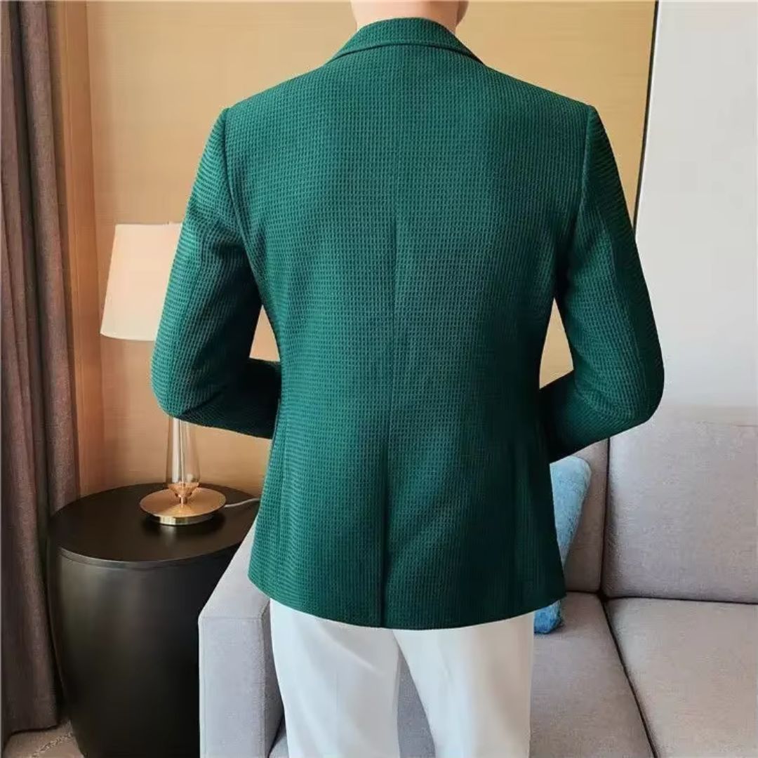 Men's Single-Breasted Suit Jacket