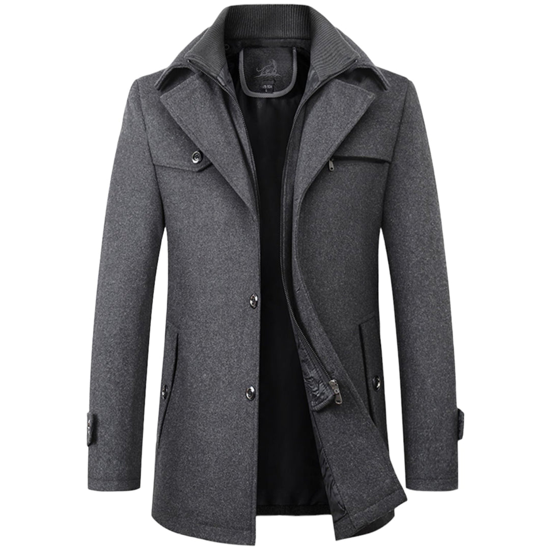 Regal Shield™ Men’s Wool Overcoat