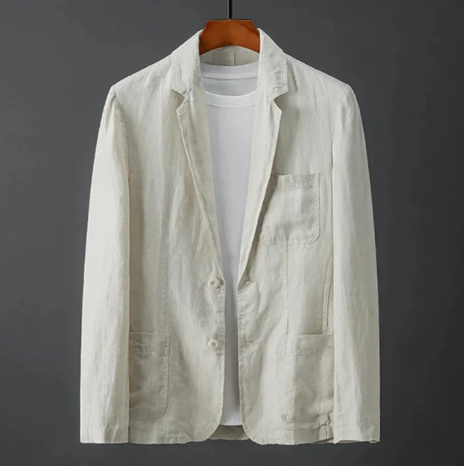 Men's Linen Wedding Blazer